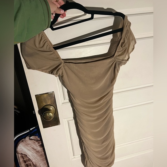 Nasty Gal Tan Mini Dress - Picture 3 of 4